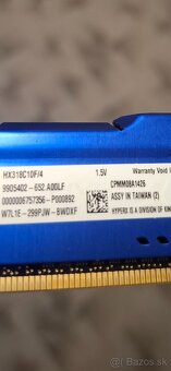 Ddr 3 2x4Gb HyperX 1866Mhz - 2