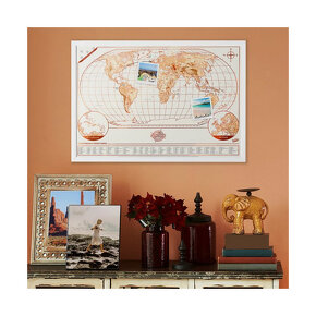 Predam magneticku mapu sveta MAGNIMAP - 2