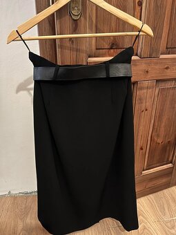 Vintage Elegantna dlha sukna s opaskom (M) - 2