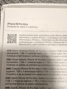 Predám IPhone 16 pro max - 2