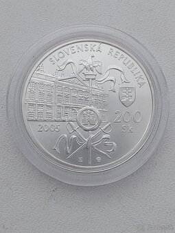Mince Strieborne 200 koruny Bk - 2