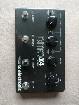 Tc electronics ditto X4 looper s adaptérom - 2