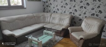 Rohová sedačka+kreslo - 2