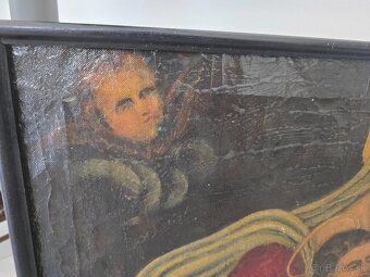 Starožitný obraz maľba na plátne - 2