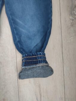 Zateplené jogger džínsy - 2