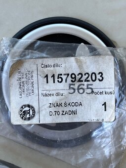 Znak škoda ORIGINÁL NOVÉ - 2