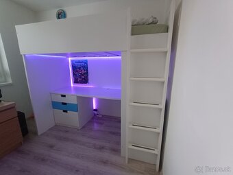 Vysoká detská posteľ IKEA STUVA - 2