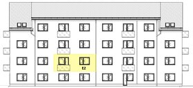 Na predaj nové byty 2+kk na 2.NP s balkónom a parkovaním - 2