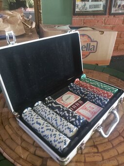 Kufríkový set poker, karty,kocky - 2
