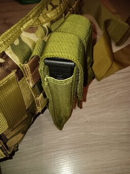 Nové pouzdro na dva pistolové zásobníky zelené - 2