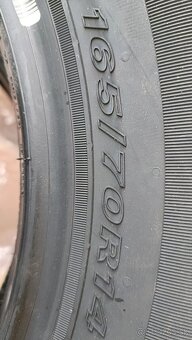 Letné pneumatiky 165x70 R14 NOVÉ - 2