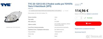 Toyota Yaris 2007 - 2