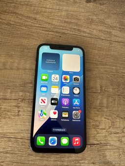 Predám Iphone 12 farba modrá,128gb Top stav - 2