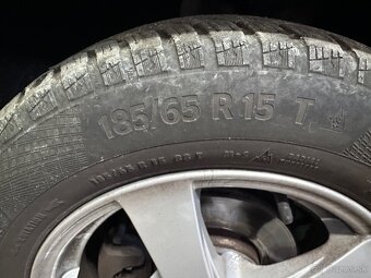 Predám disky+pneu 185/65R15 zimné 4ks vw polo - 2