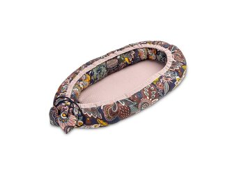 Kokón/Hniezdo pre deti Vafle 80 x 45 cm Boho Staroružová - 2