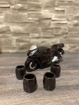 Keramická fľaška motocykel darček - 2