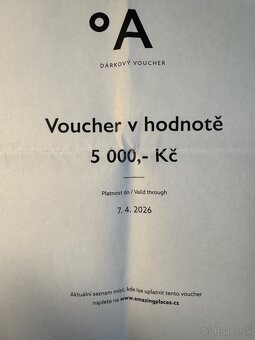 Amazing places voucher - 2