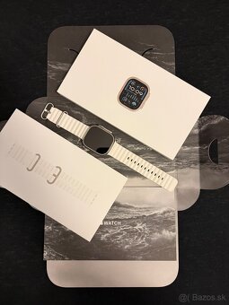 Apple Watch Ultra 2 49mm Titanium White Oceán Band - 2