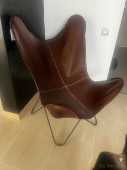 Dizajnove kozene kreslo - 2