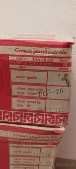 Keramické obkladačky 150 x 150 x 6 mm - 2