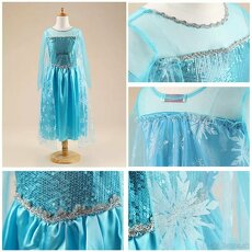 Šaty - kostým Elsa Frozen - 2