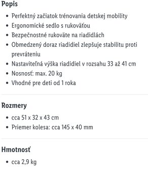 Detské odrážadlo Playtive - 2