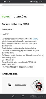 Predám helmu NOX - 2