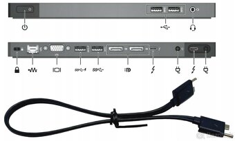HP Elite / Zbook ThunderBolt 3 Dock HSTNN-CX01 - 2
