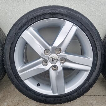 ALU disky Toyota 5x114,3 + pneu 225/45 r17 letne. - 2