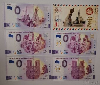 0€ / 0 euro suvenírová bankovka - zahraničie mix - 2