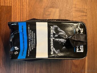 Power System – Knee Wraps (bandáže na kolená), čierno-modré, - 2