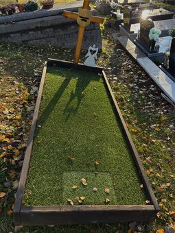 Drevený hrobový rám (dočasný) - 2