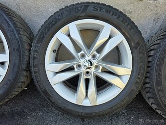 zimne kolesa Skoda fabia 5x100 r16 195/55 r16 - 2