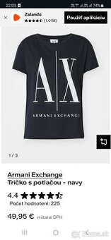 Armani exchange damske tricko xs - 2