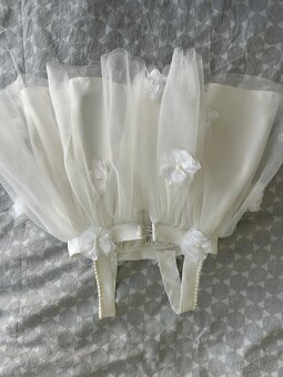 Dievčenské slávnostné svadobné šaty - 2