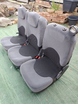 Zadné sedačky Citroen Xsara Picasso 2008 - 2