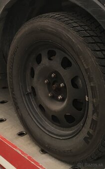 plechové disky 5x114,3 r17 so zimnými pneu - 2