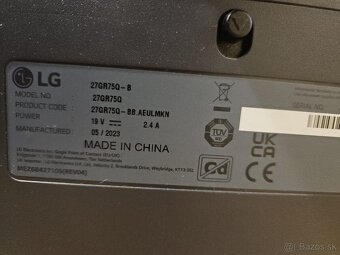 Monitor 27" LG 27GR75Q-B - 2