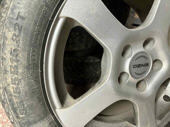 Predám alu disky ENZO 5×100 + zimné pneumatiky - 2
