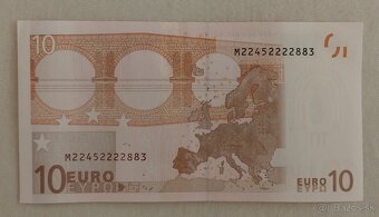 10 euro bankovka 2002 M - 2