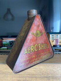 Aeroshell AeroShell aero shell stará plechovka od oleja - 2