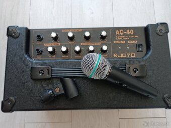 Akustický zosilovač JOYO AC-40 s mikrofónom MB 85 Dynam - 2