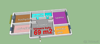 3 izbový byt Priekopa - 2