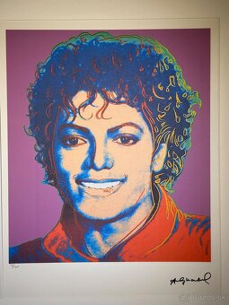 Andy Warhol "Michael Jackson" Limitovaná edícia_Certifikát - 2