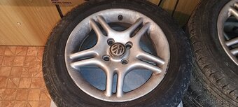 185/60 R14 4x100 6J hlinikove disky a pneumatiky - 2