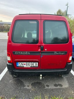 Citroën Berlingo 1.4i – dvojmiestny, nová STK/EK, ťažné zari - 2