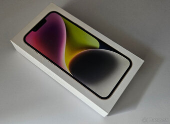 🔥🔥 iPHONE 14 / 128GB / BIELY 200% stav, žiadny škrabanec - 2