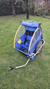 Vozík za bicykel pre 2 deti - 2