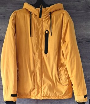 Horčicová pánska zimná bunda XXL - 2