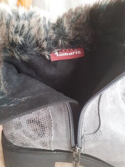 Tamaris kožené čižmičky - 2